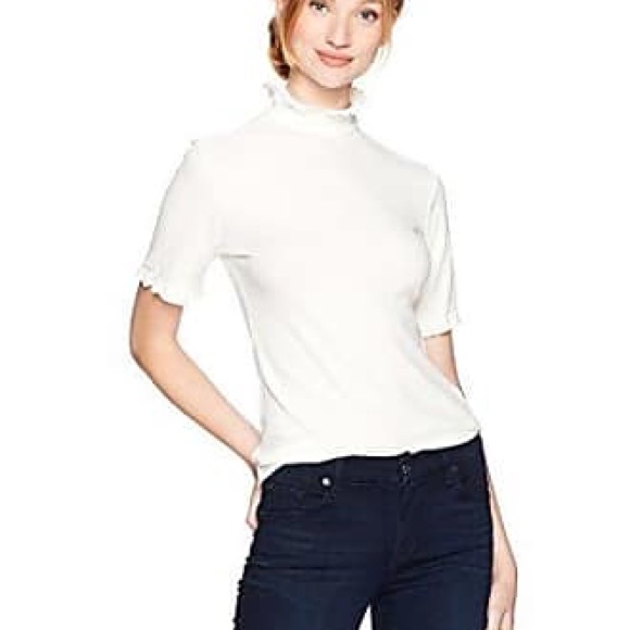 Nanette Lepore Tops - NWT Nanette Lepore Ruffle Mock Neck & Sleeves